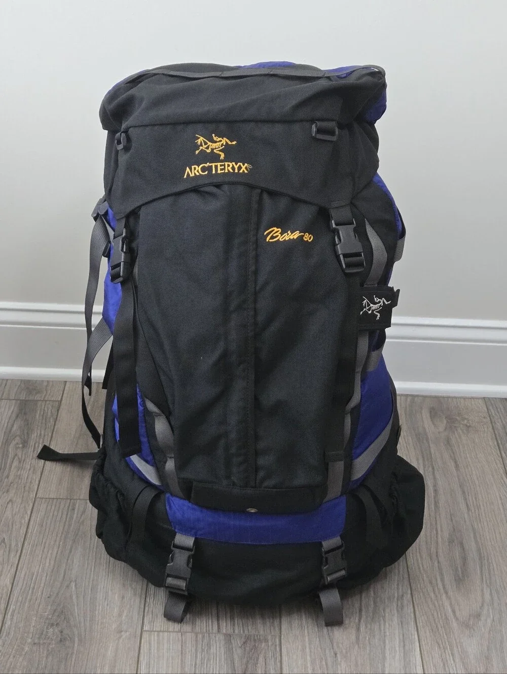 Arc'teryx Bora 80 Backpack Blue Black Hiking Expedition Pack - Great Condition